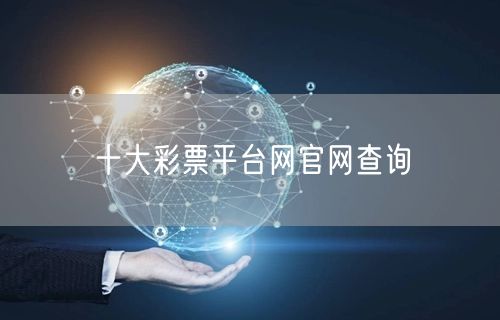 十大彩票平台网官网查询
