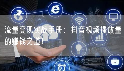流量变现实战手册：抖音视频播放量的赚钱之道！