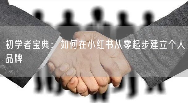 初学者宝典：如何在小红书从零起步建立个人品牌