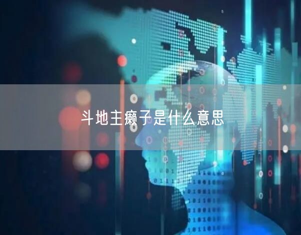 斗地主癞子是什么意思