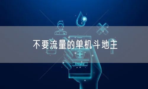 不要流量的单机斗地主